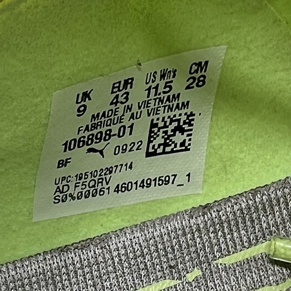 Puma Ultra Ultimate Firm Ground 106898-01 Soccer Cleats Yellow Women Sz 11.5 NEW - Picture 6 of 16